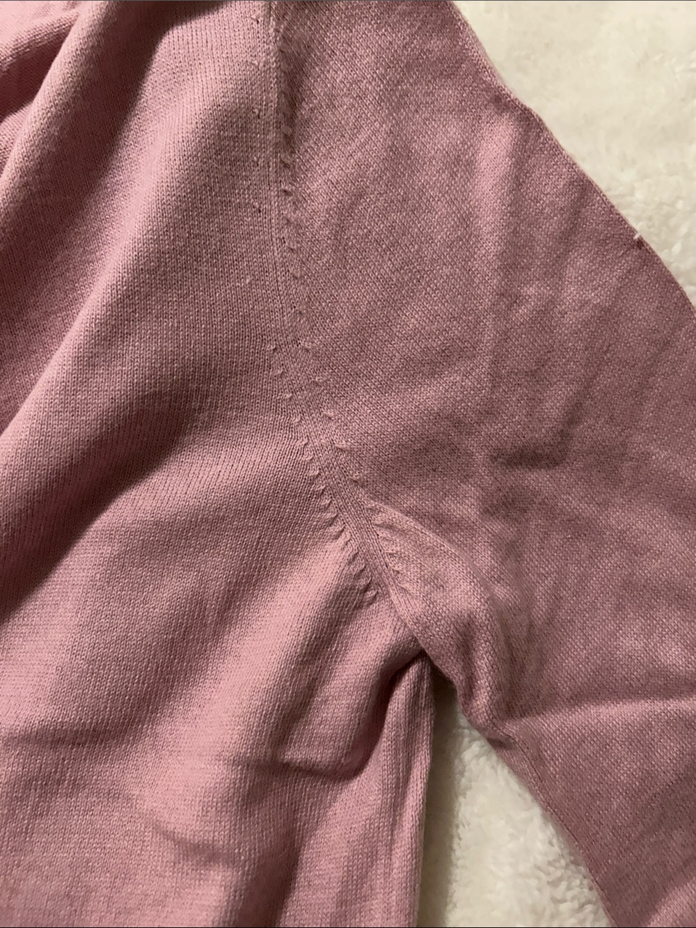 Michael Kors Light Pink Zip-Front Women's Sweater. NWOT. 12 - Picture 5 of 7